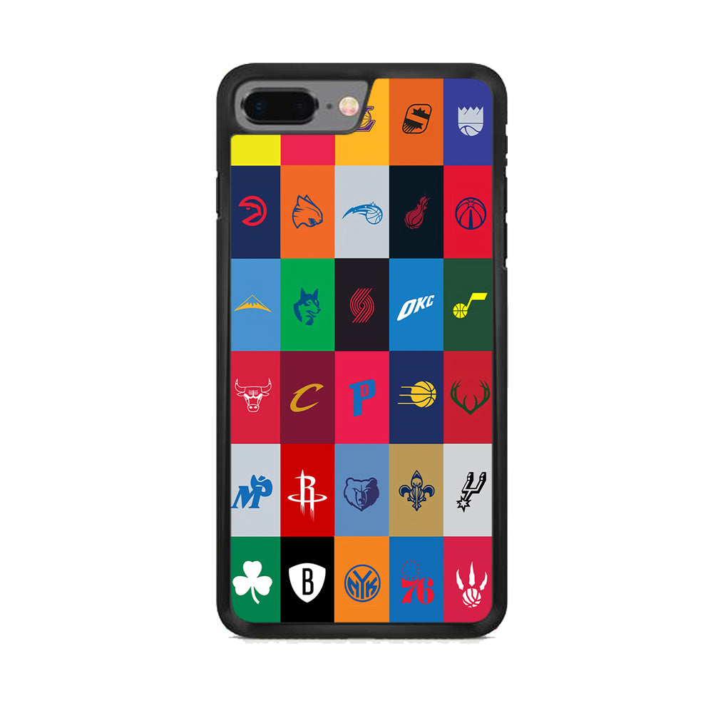 NBA Team Logos iPhone 8 Plus Case