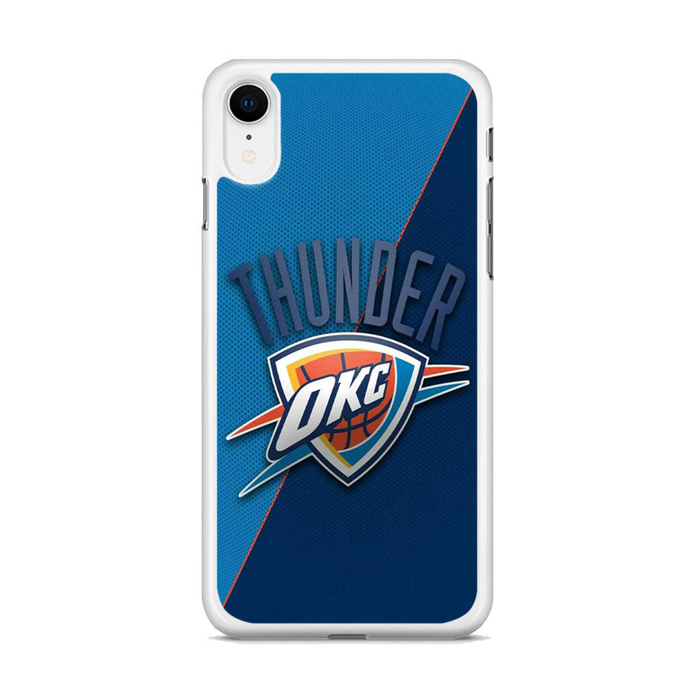 NBA Thunder Basketball 001 iPhone XR Case