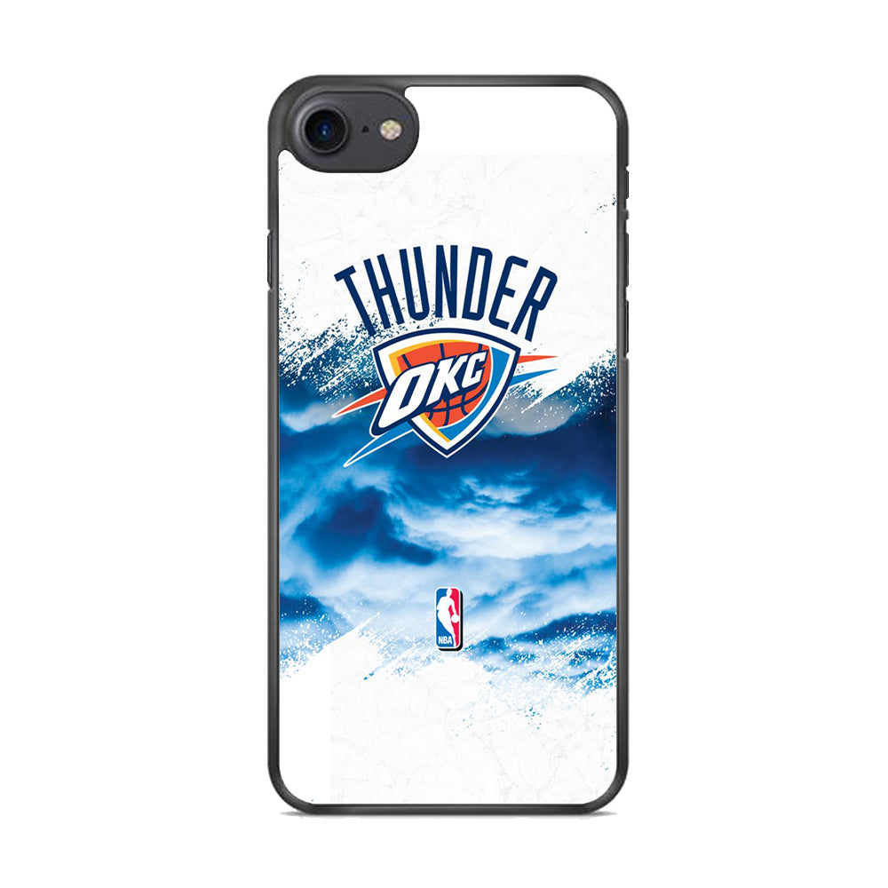 NBA Thunder Basketball 002 iPhone 8 Case