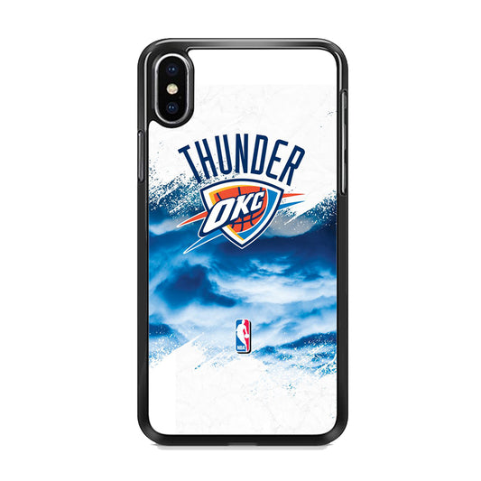 NBA Thunder Basketball 002 iPhone X Case