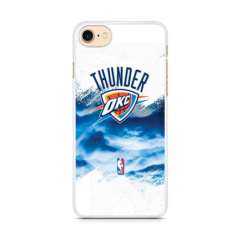 NBA Thunder Basketball 002 iPhone 8 Case