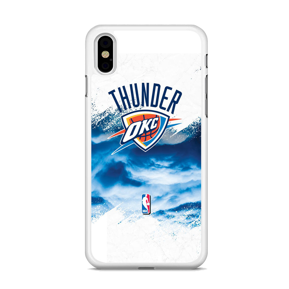 NBA Thunder Basketball 002 iPhone X Case