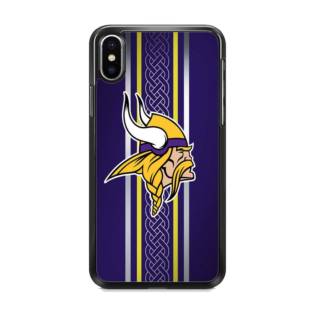 NFL Minnesota Vikings 001 iPhone Xs Case