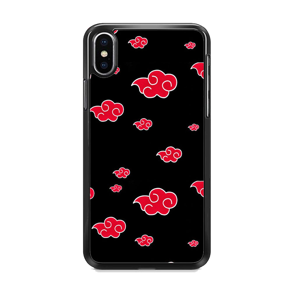 Naruto - Akatsuki Symbol iPhone Xs Max Case