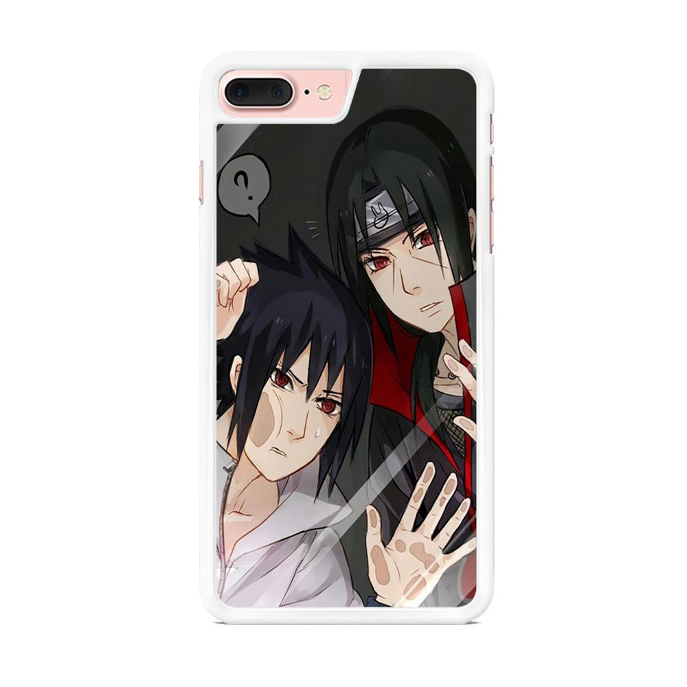 Naruto - Sasuke and Itachi in The Mirror iPhone 8 Plus Case