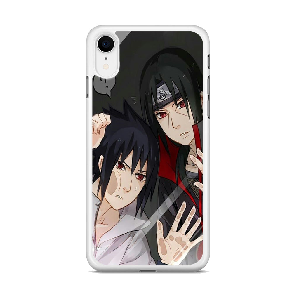 Naruto - Sasuke and Itachi in The Mirror iPhone XR Case