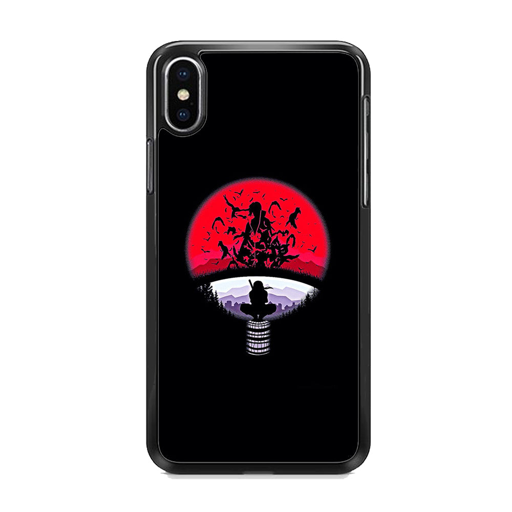 Naruto - Uchiha Itachi Symbol  iPhone Xs Max Case