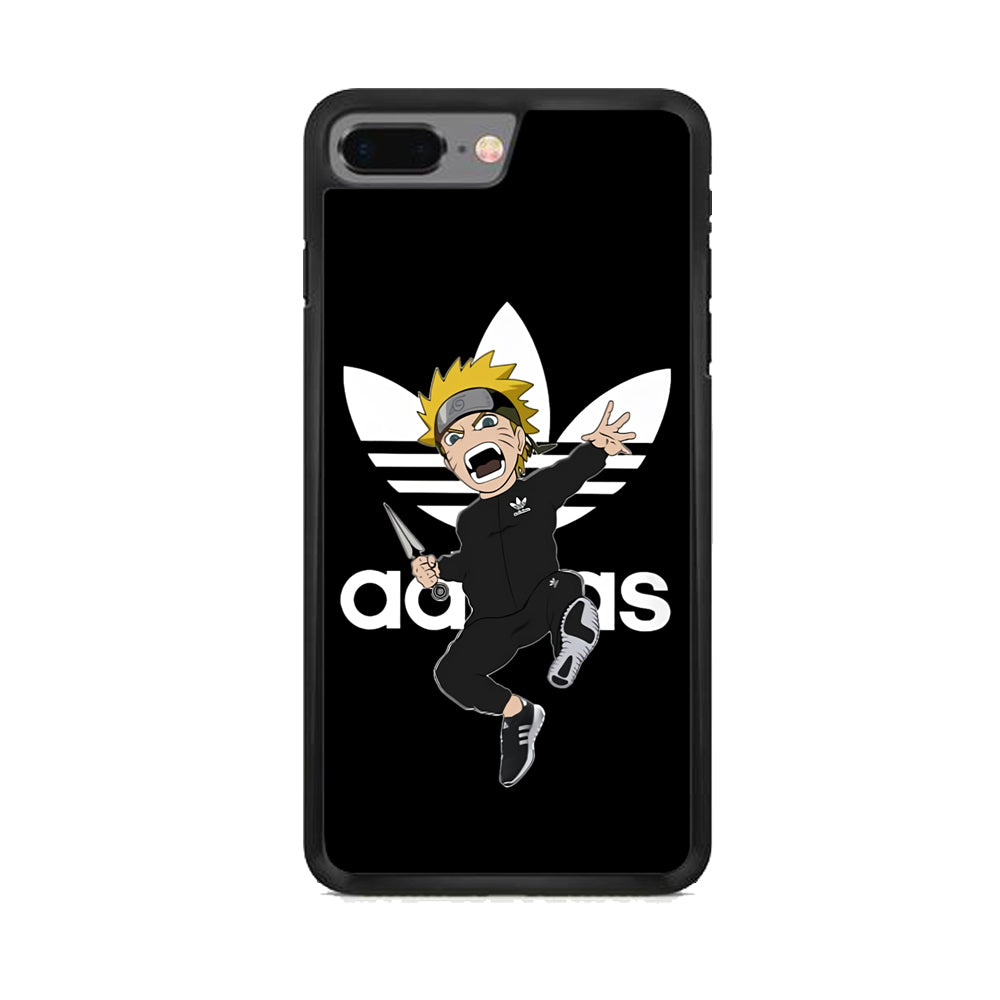 Naruto Adidas Black Clothes  iPhone 8 Plus Case