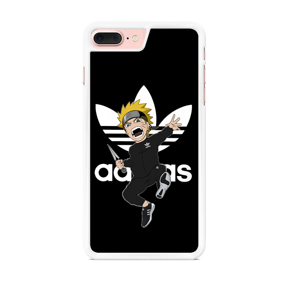 Naruto Adidas Black Clothes iPhone 7 Plus Case