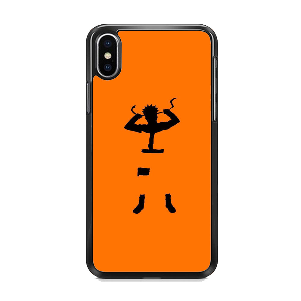 ruto Orange Background iPhone Xs Case