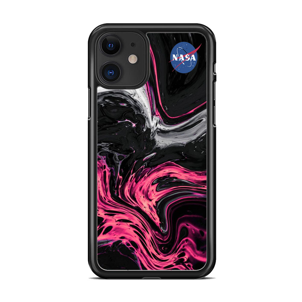 Nasa Dark Pink Marble Cola iPhone 11 Case