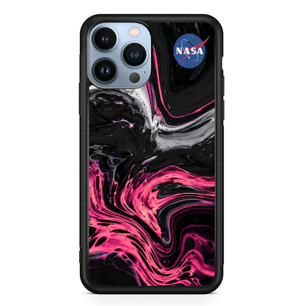 Nasa Dark Pink Marble Cola iPhone 13 Pro Max Case