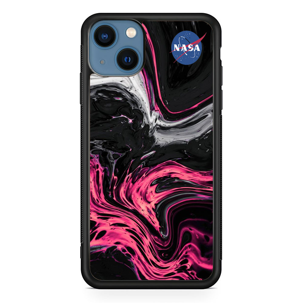 Nasa Dark Pink Marble Cola iPhone 13 Case