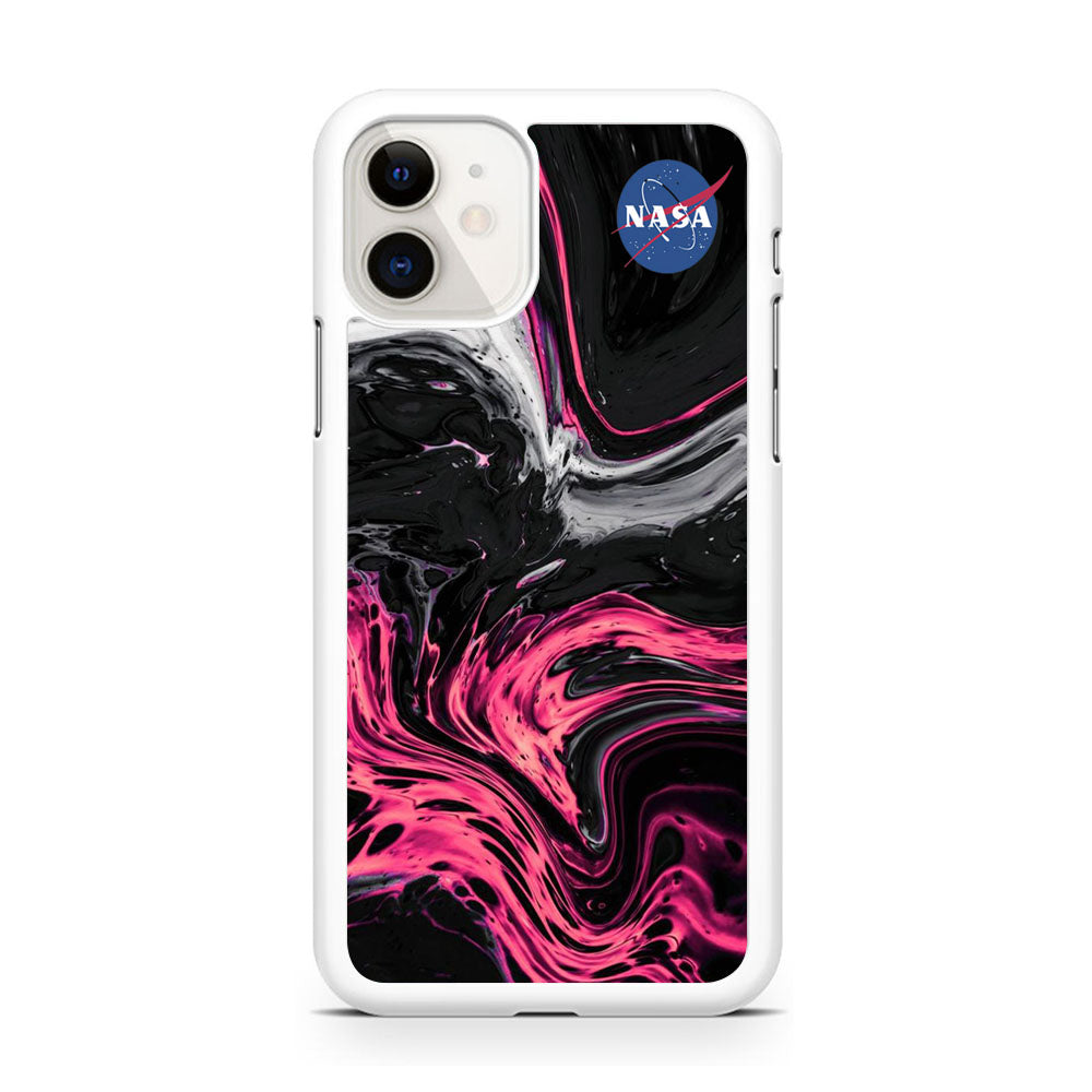 Nasa Dark Pink Marble Cola iPhone 11 Case