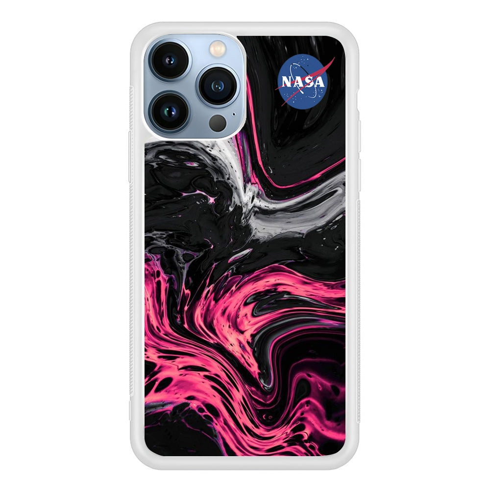 Nasa Dark Pink Marble Cola iPhone 13 Pro Max Case