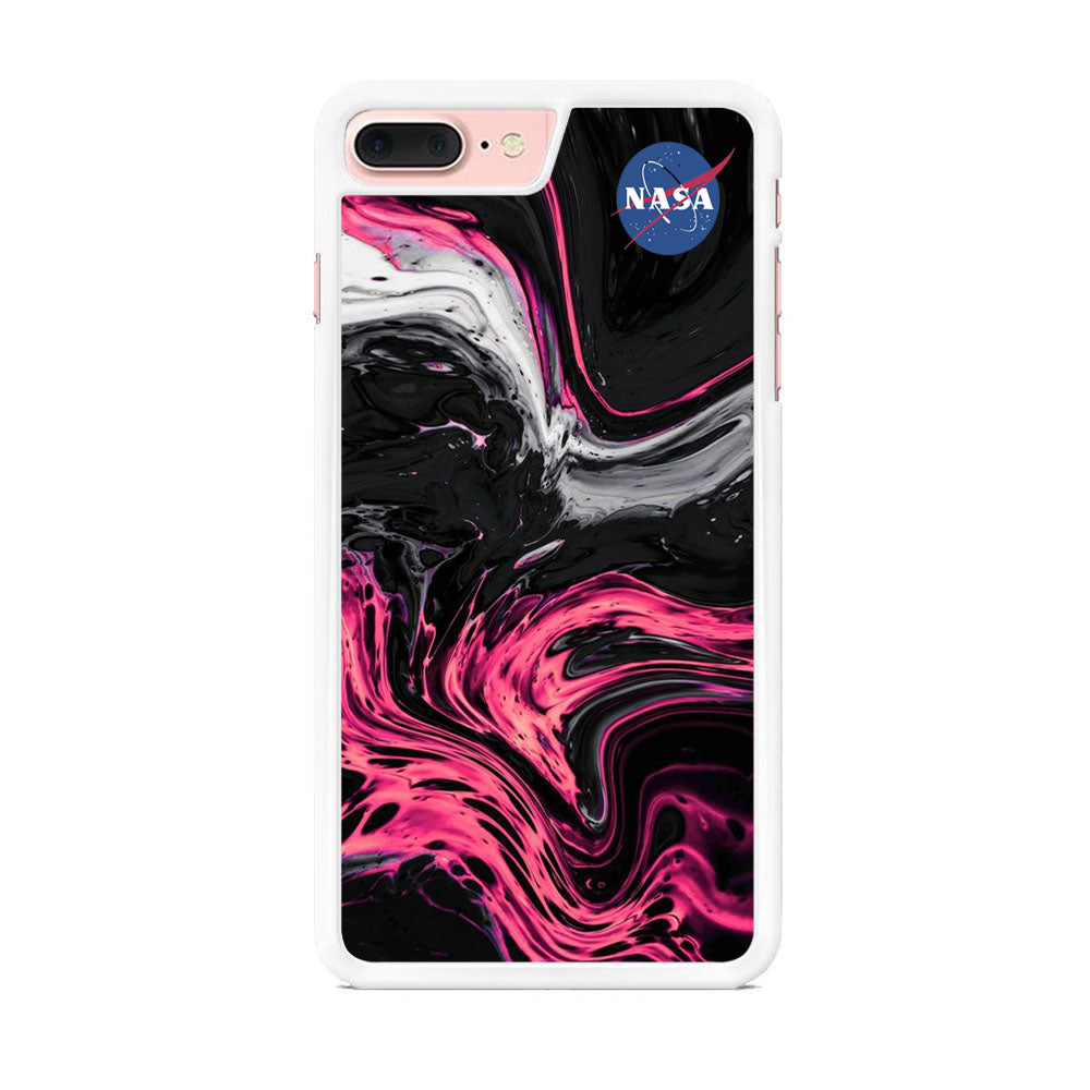 Nasa Dark Pink Marble Cola iPhone 8 Plus Case