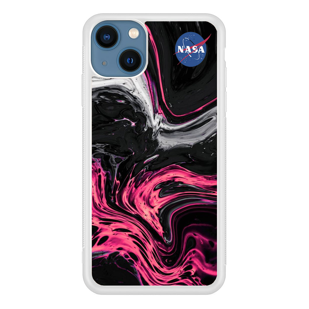 Nasa Dark Pink Marble Cola iPhone 13 Case