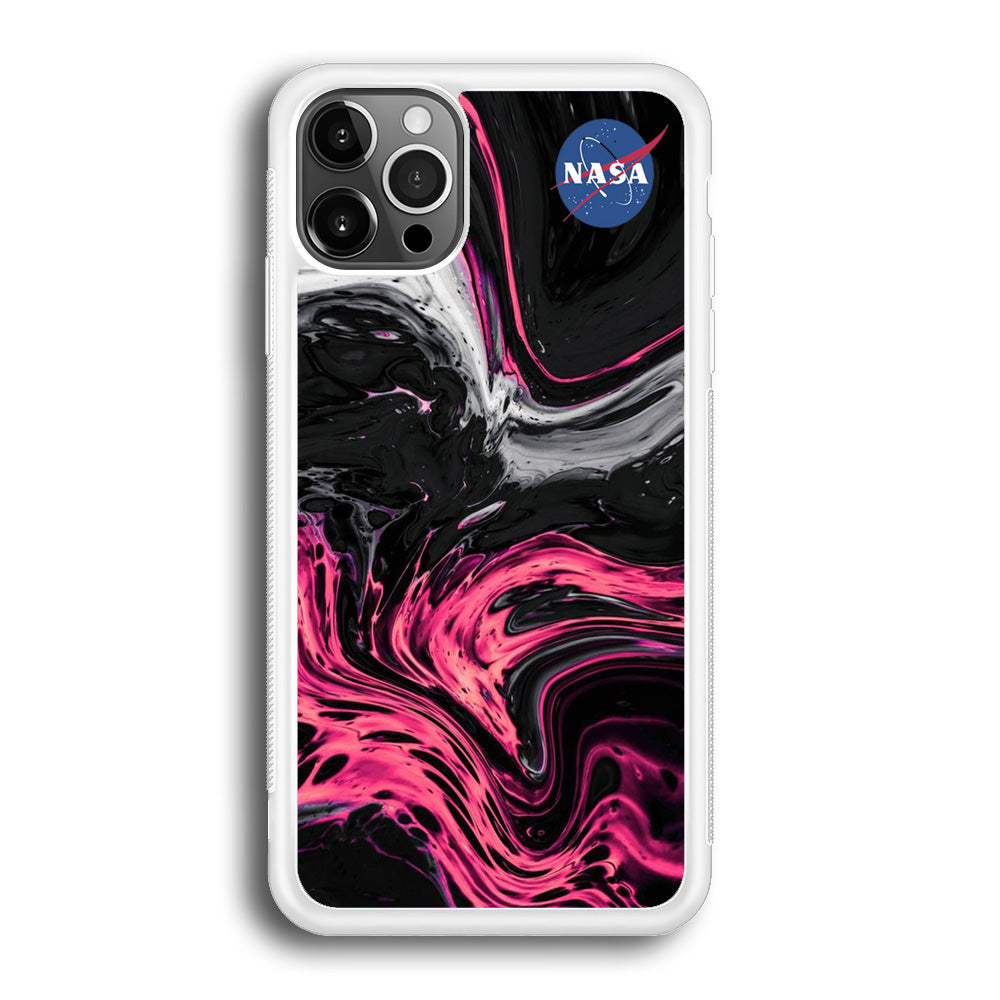 Nasa Dark Pink Marble Cola iPhone 12 Pro Case