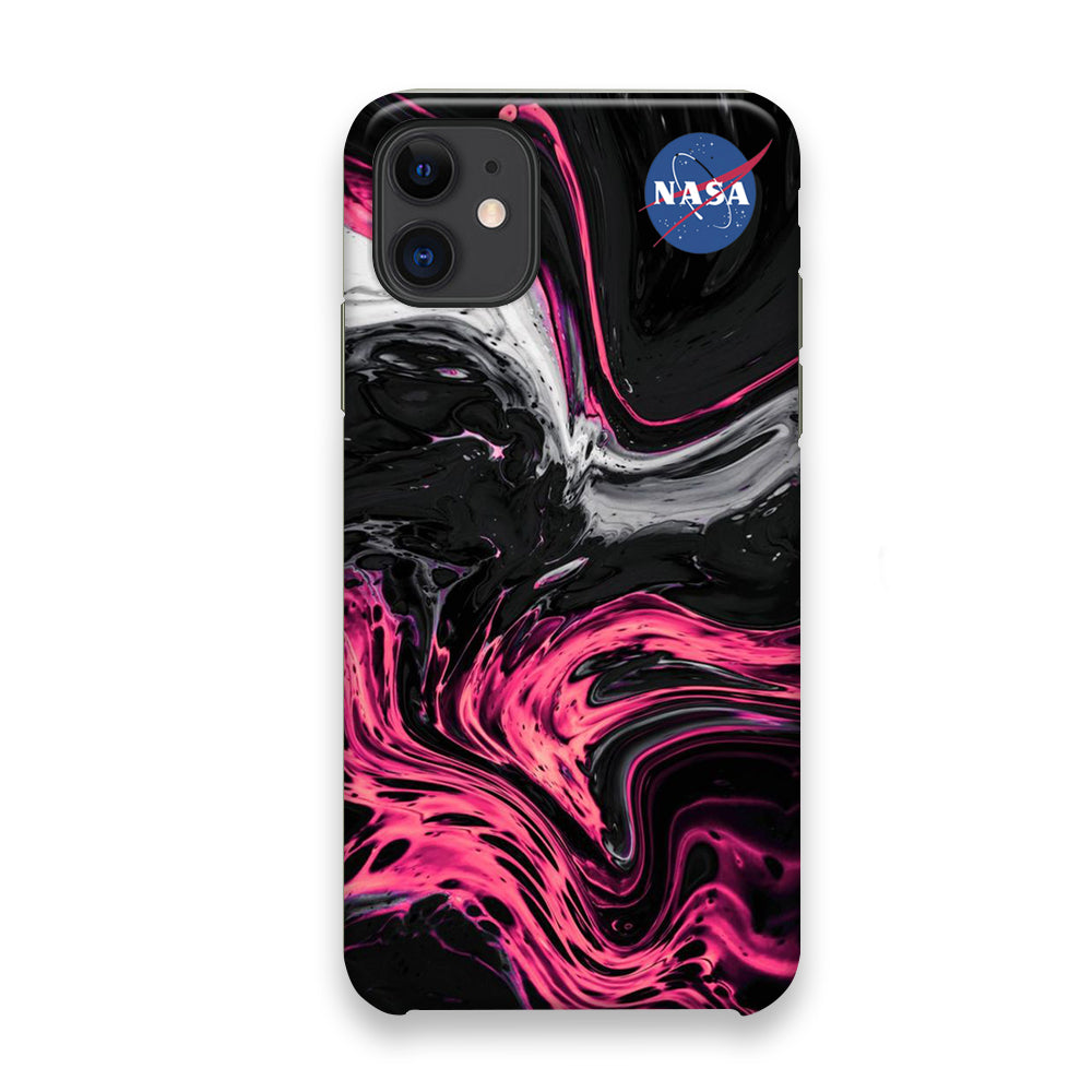 Nasa Dark Pink Marble Cola iPhone 11 Case