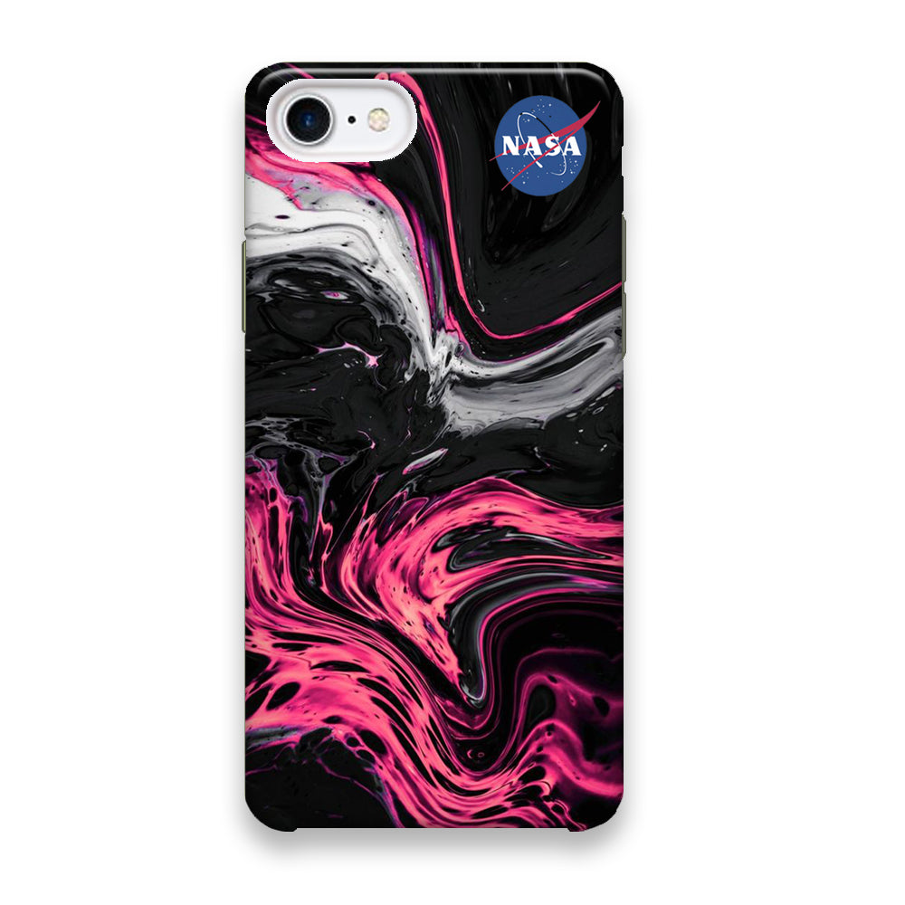 Nasa Dark Pink Marble Cola iPhone 8 Case