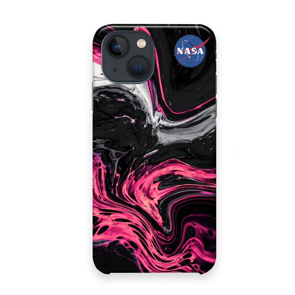 Nasa Dark Pink Marble Cola iPhone 13 Case