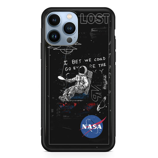 Nasa Lost Space Black iPhone 13 Pro Case