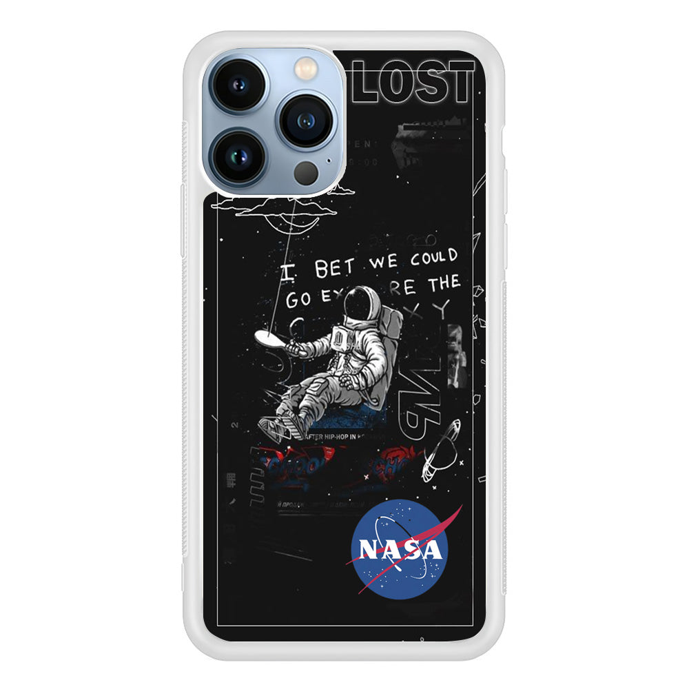 Nasa Lost Space Black iPhone 13 Pro Case