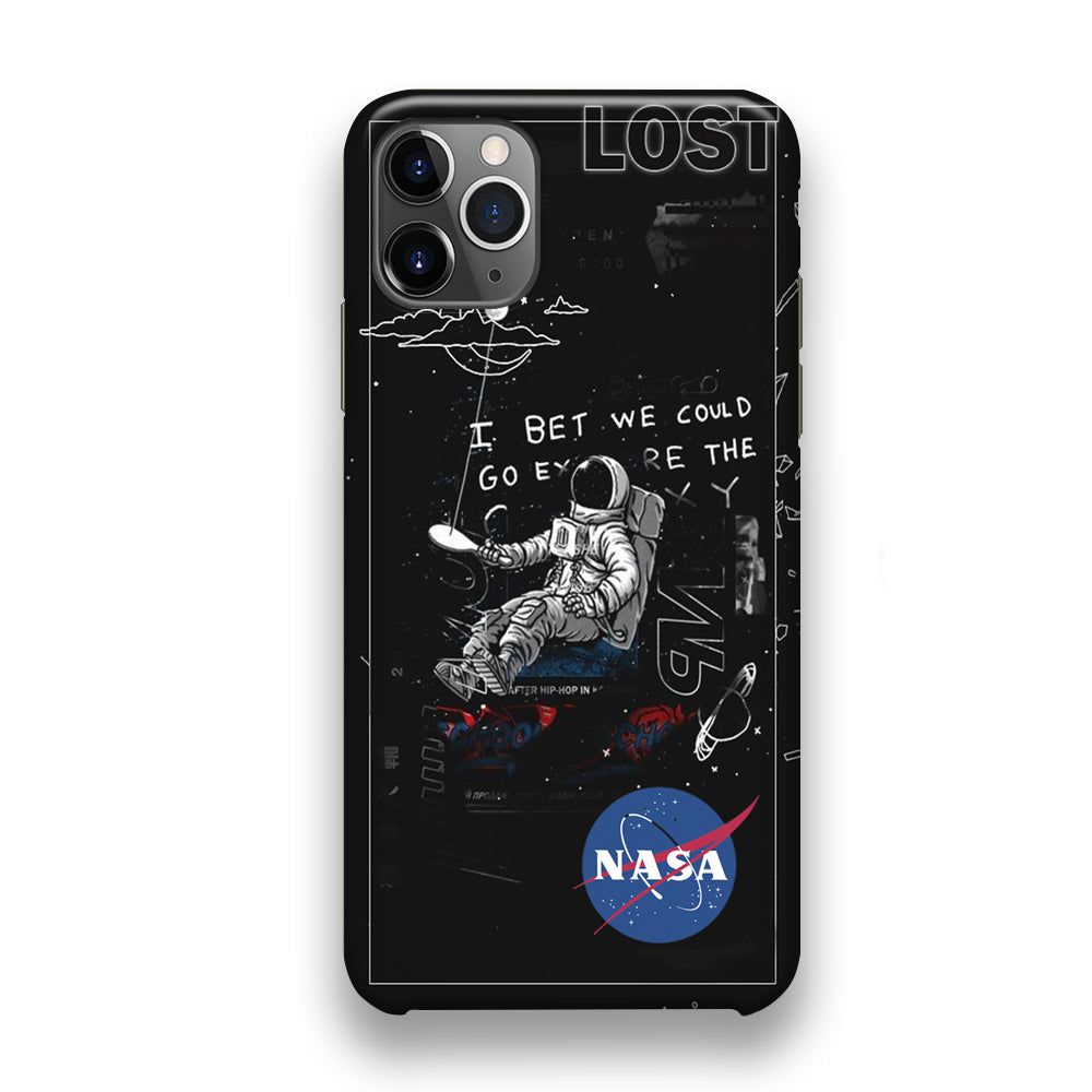 Nasa Lost Space Black iPhone 11 Pro Case