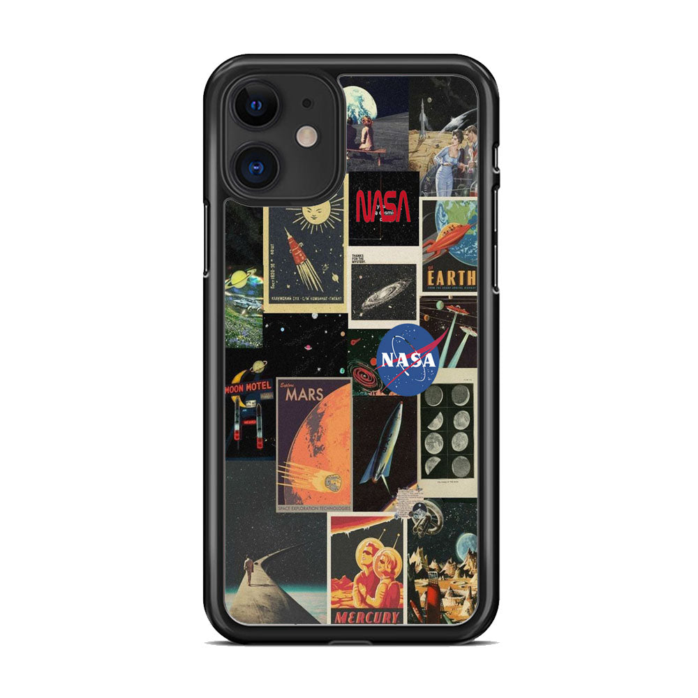 Nasa Wall Collage Space iPhone 11 Case