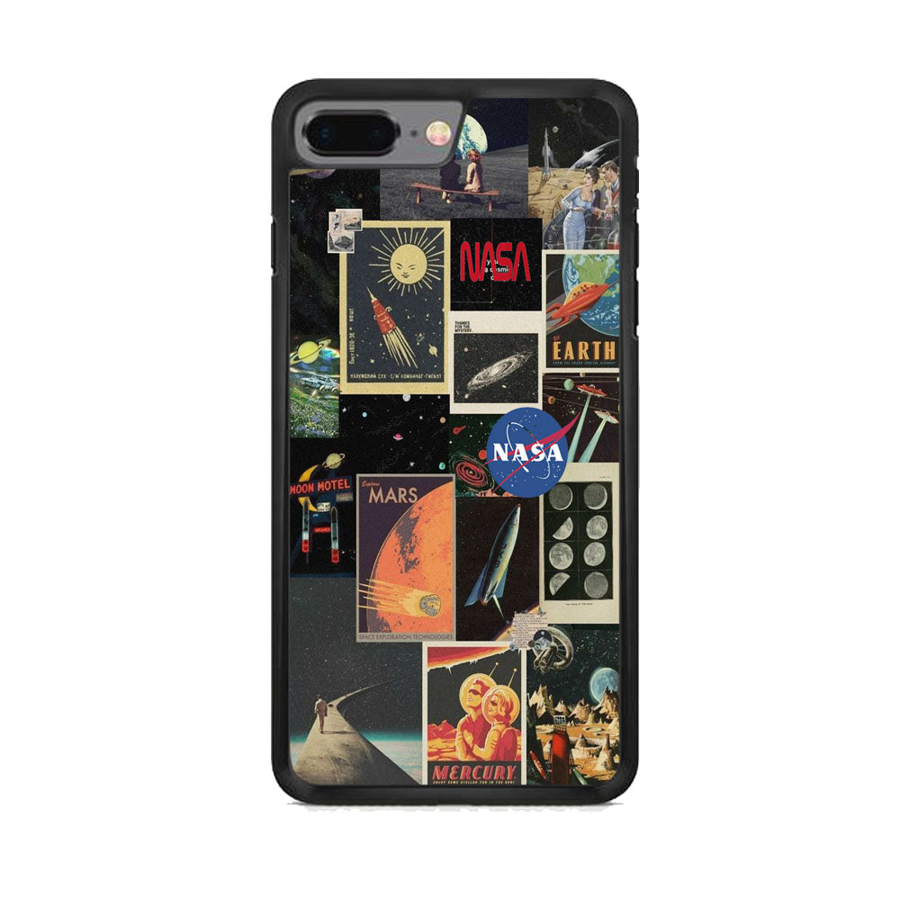 Nasa Wall Collage Space iPhone 7 Plus Case