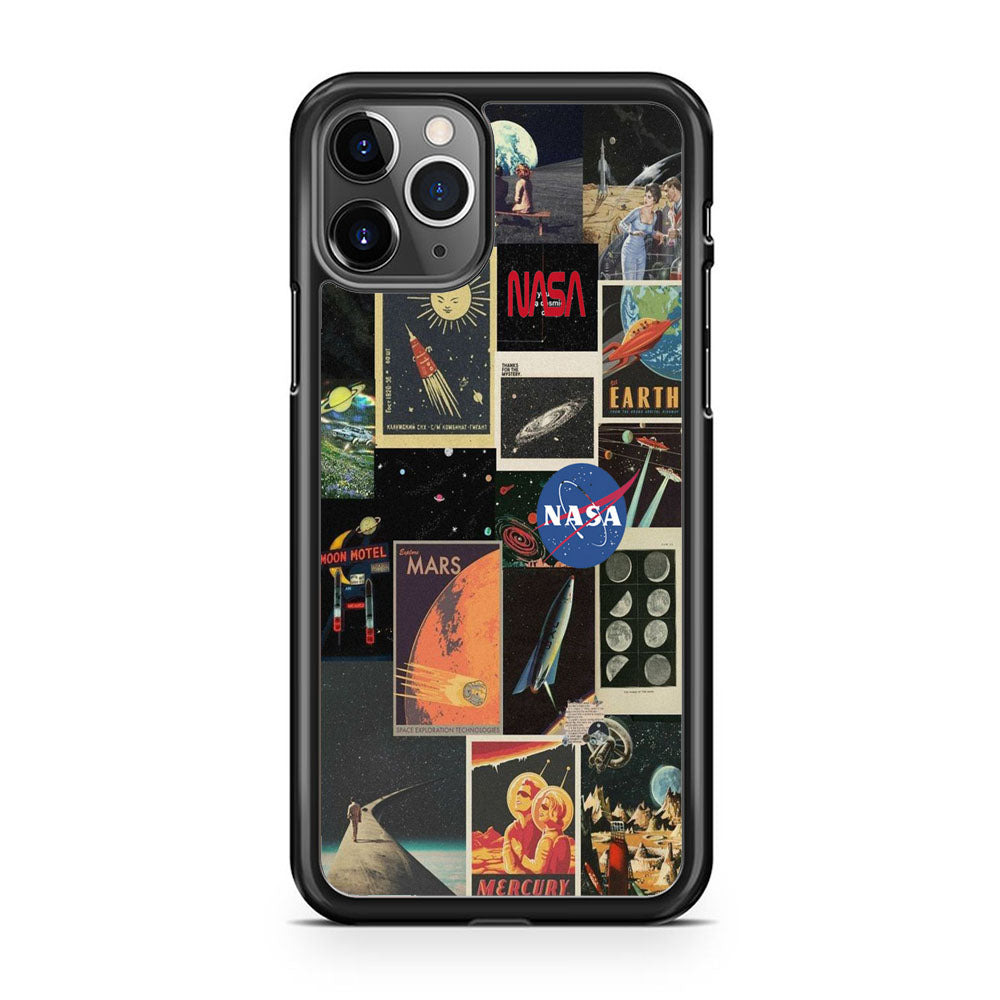 Nasa Wall Collage Space iPhone 11 Pro Case