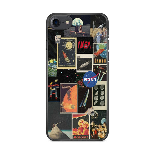 Nasa Wall Collage Space iPhone 7 Case