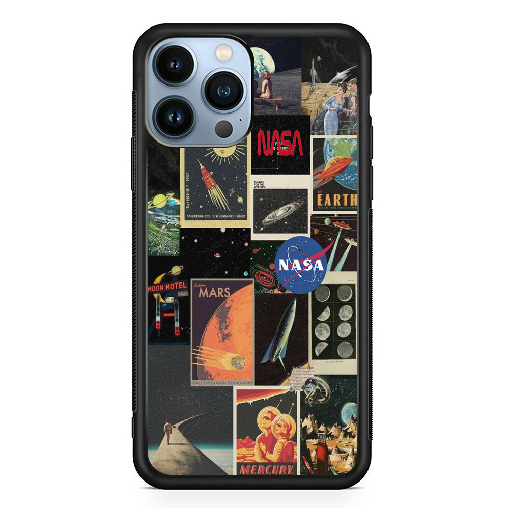 Nasa Wall Collage Space iPhone 13 Pro Max Case