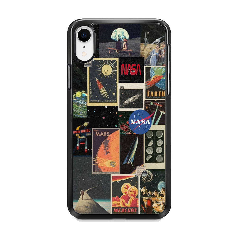 Nasa Wall Collage Space iPhone XR Case