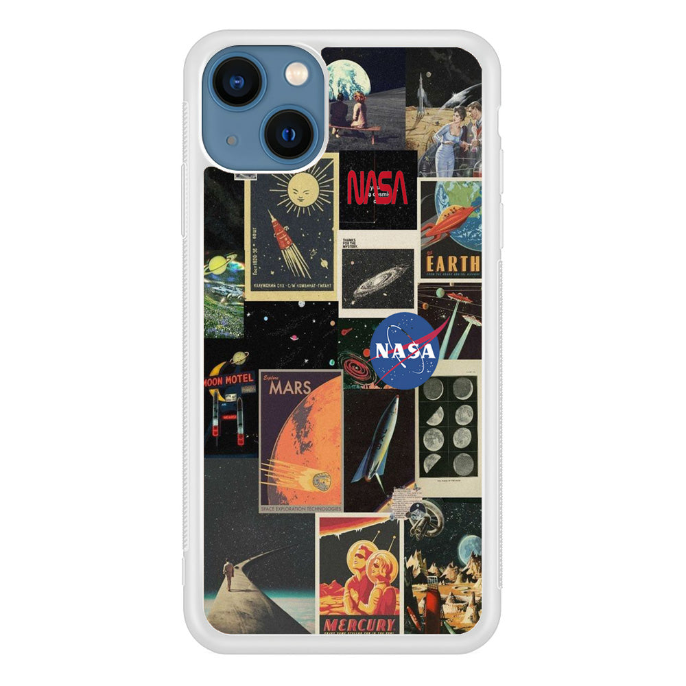 Nasa Wall Collage Space iPhone 13 Case