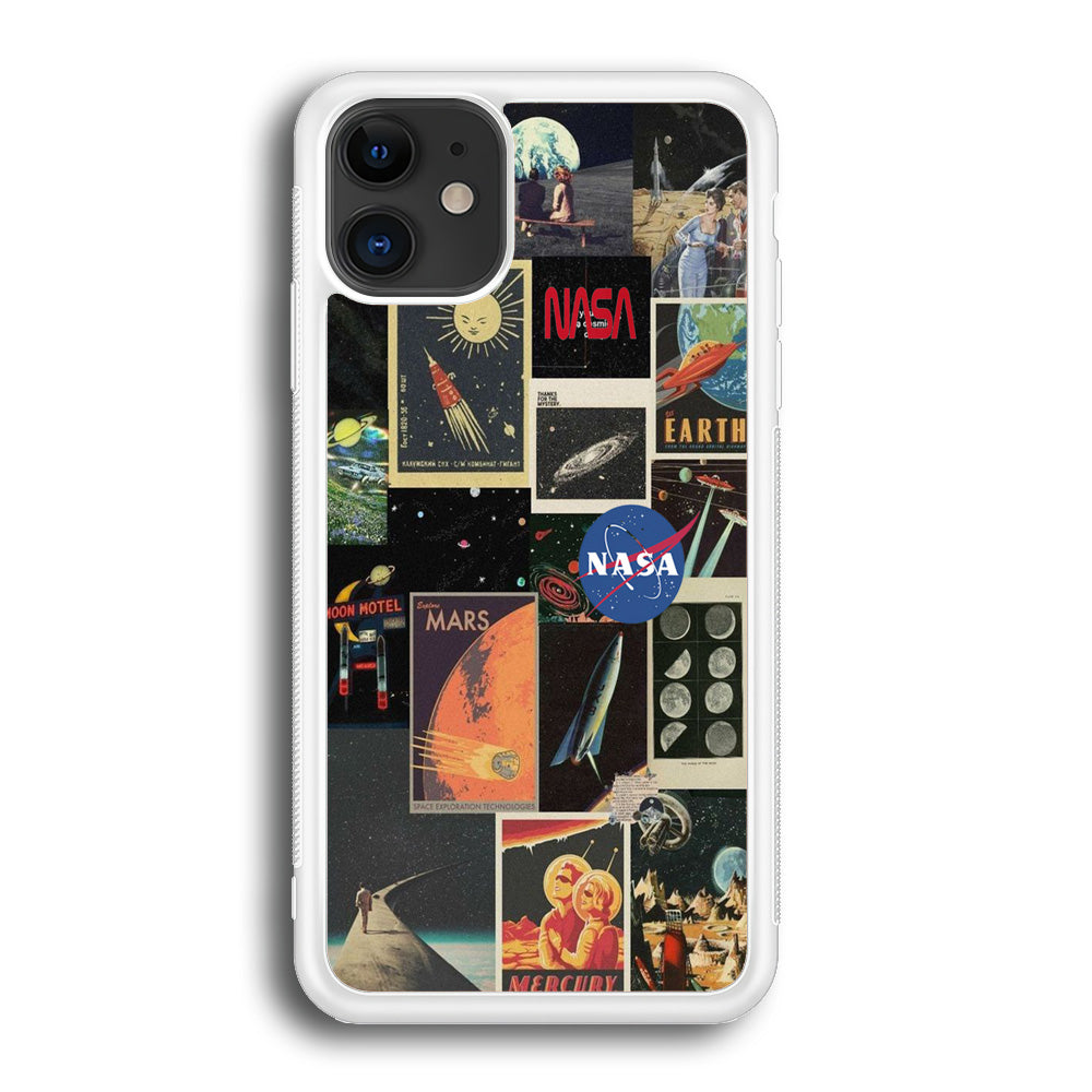 Nasa Wall Collage Space iPhone 12 Case