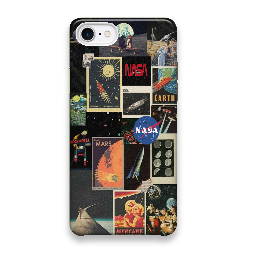 Nasa Wall Collage Space iPhone 7 Case