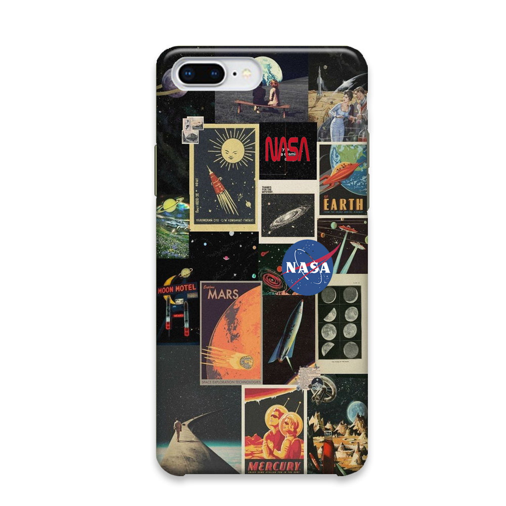 Nasa Wall Collage Space iPhone 8 Plus Case