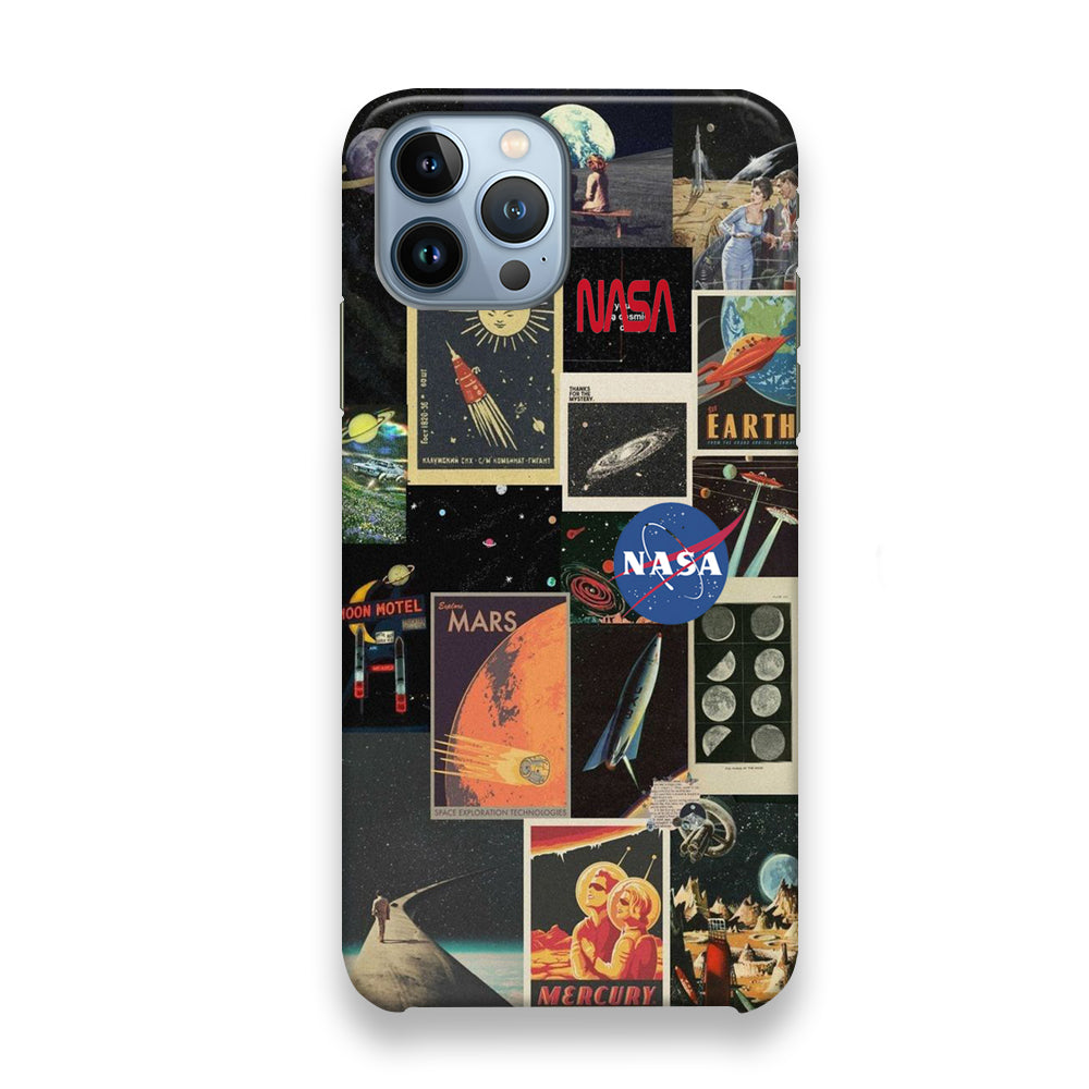 Nasa Wall Collage Space iPhone 13 Pro Case