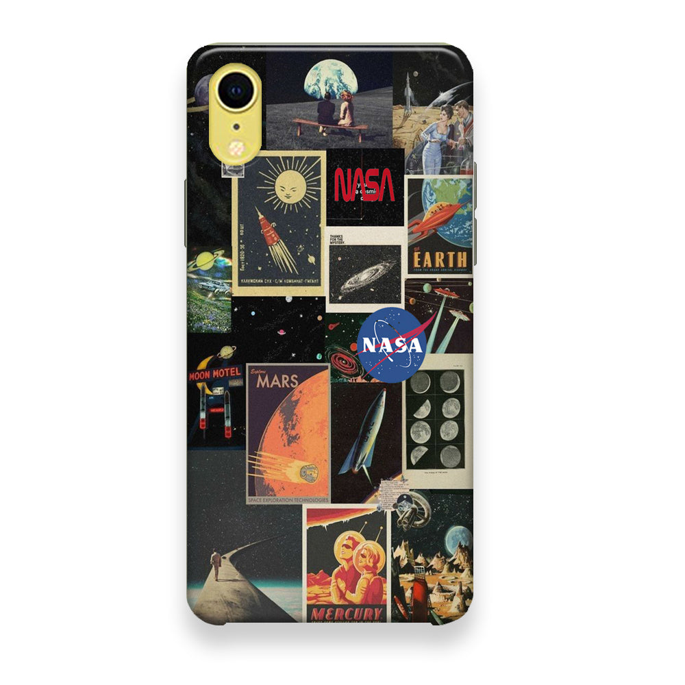 Nasa Wall Collage Space iPhone XR Case