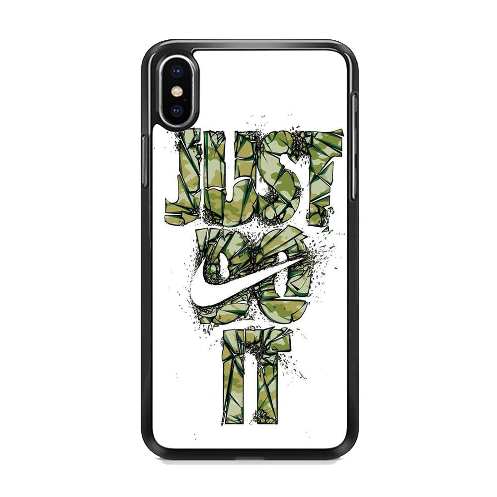 Nike Army Motion Just Do It iPhone Xs Max Case