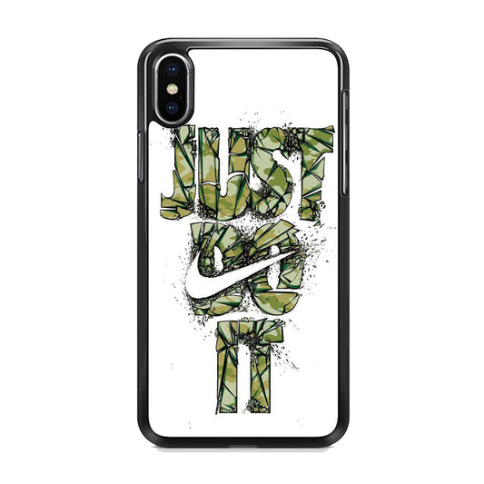 Nike Army Motion Just Do It iPhone Xs Max Case