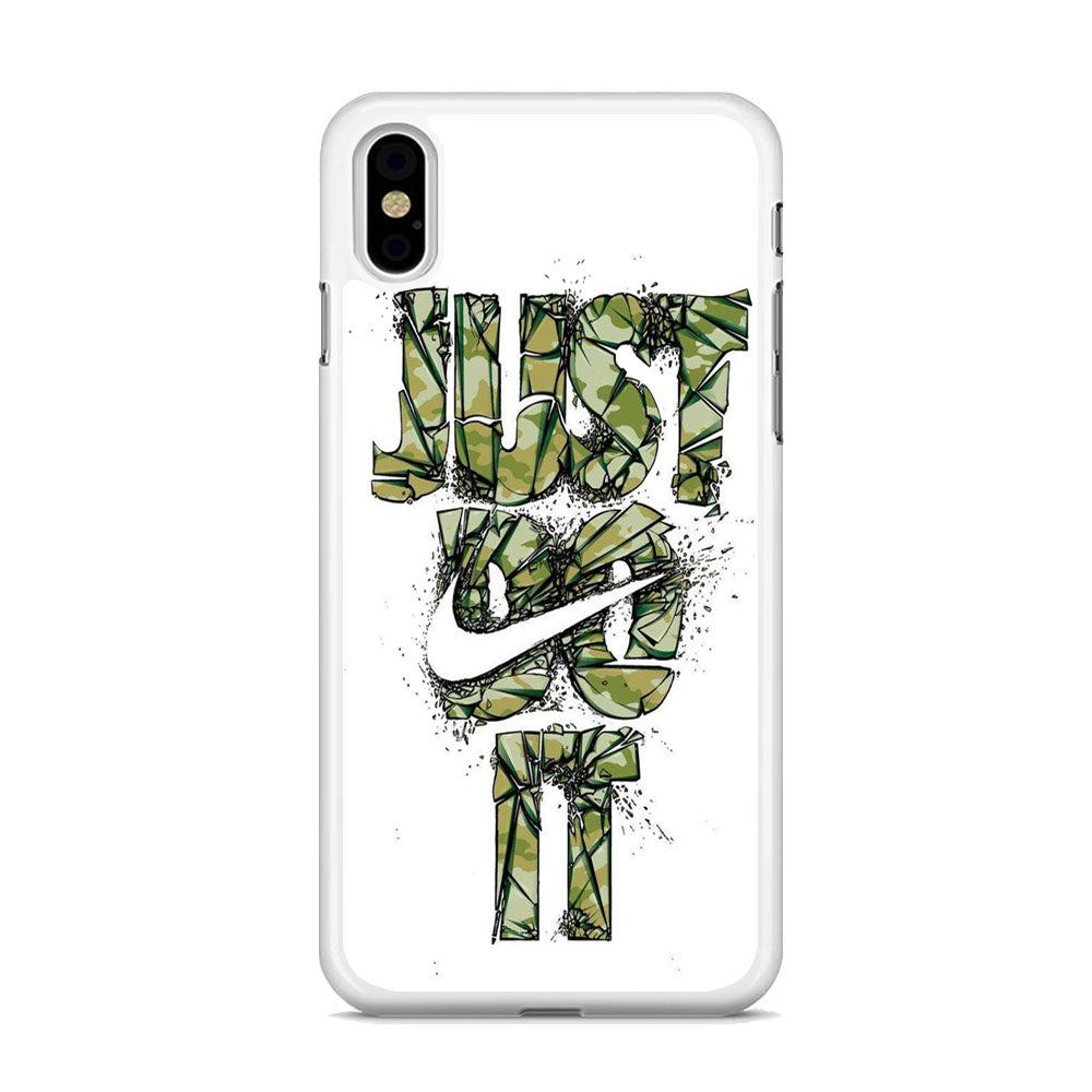 Nike Army Motion Just Do It iPhone X Case