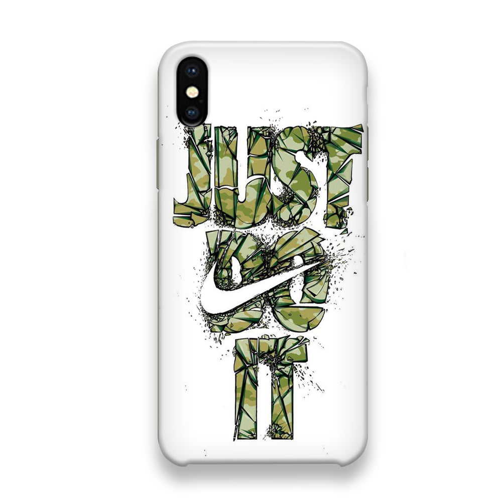 Nike Army Motion Just Do It iPhone Xs Max Case