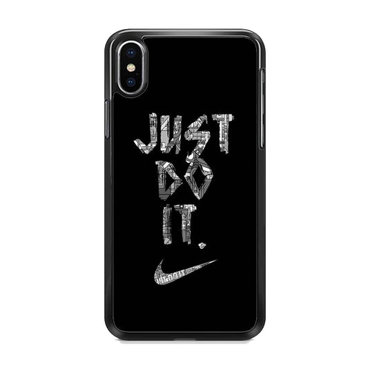 Nike Black City iPhone Xs Case