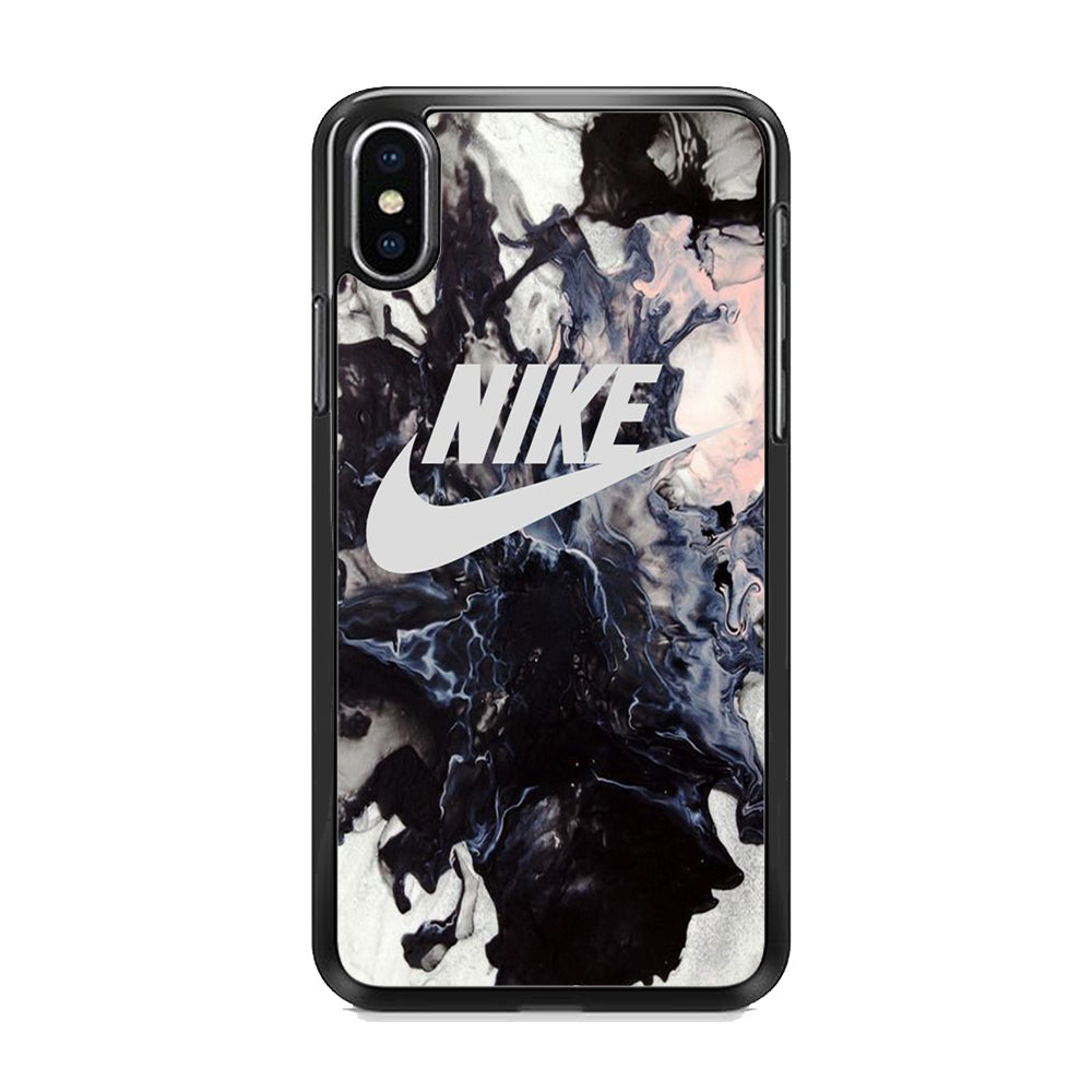 Nike Black Liquid  iPhone X Case