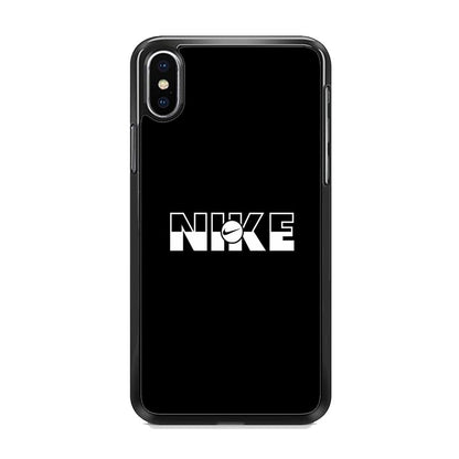 Nike Black Simple iPhone Xs Case