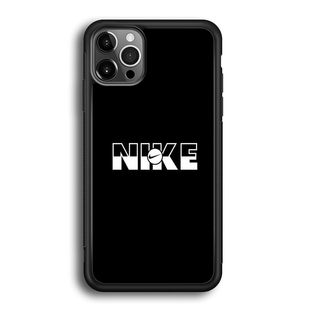 Nike Black Simple iPhone 12 Pro Case