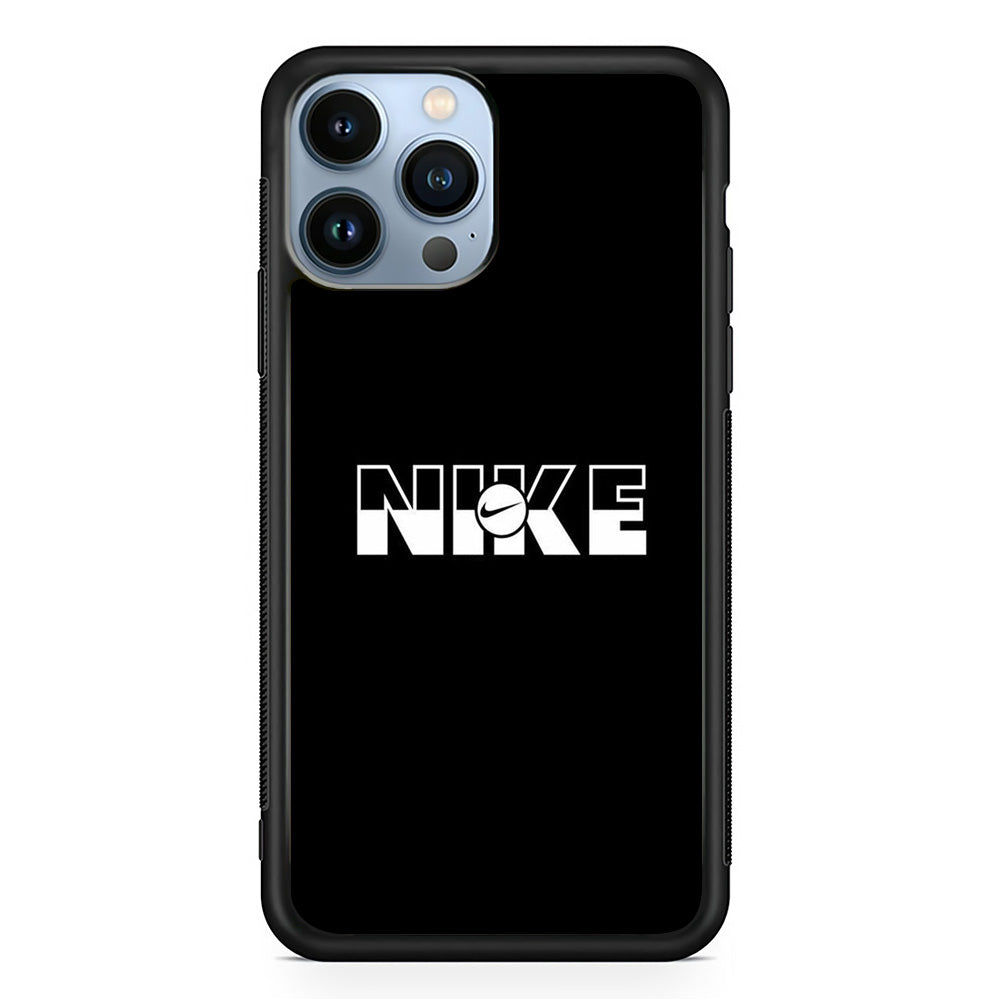 Nike Black Simple iPhone 13 Pro Case