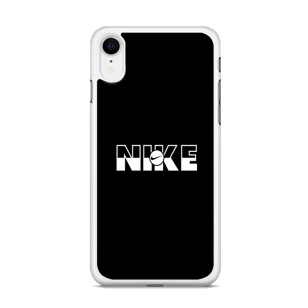 Nike Black Simple iPhone XR Case